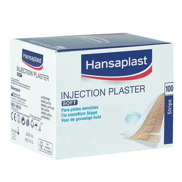 Hansaplast Soft Injektionspflaster BDF 1,9 x 4 cm | 3600 Stück